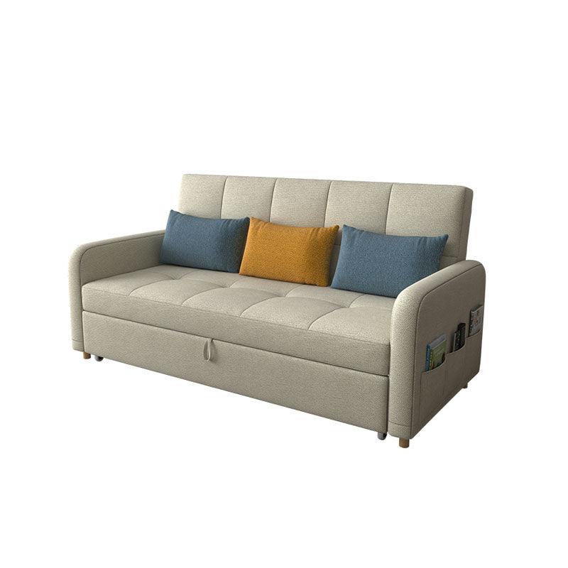 ML203 Three Seater Sofa Bed, Linen