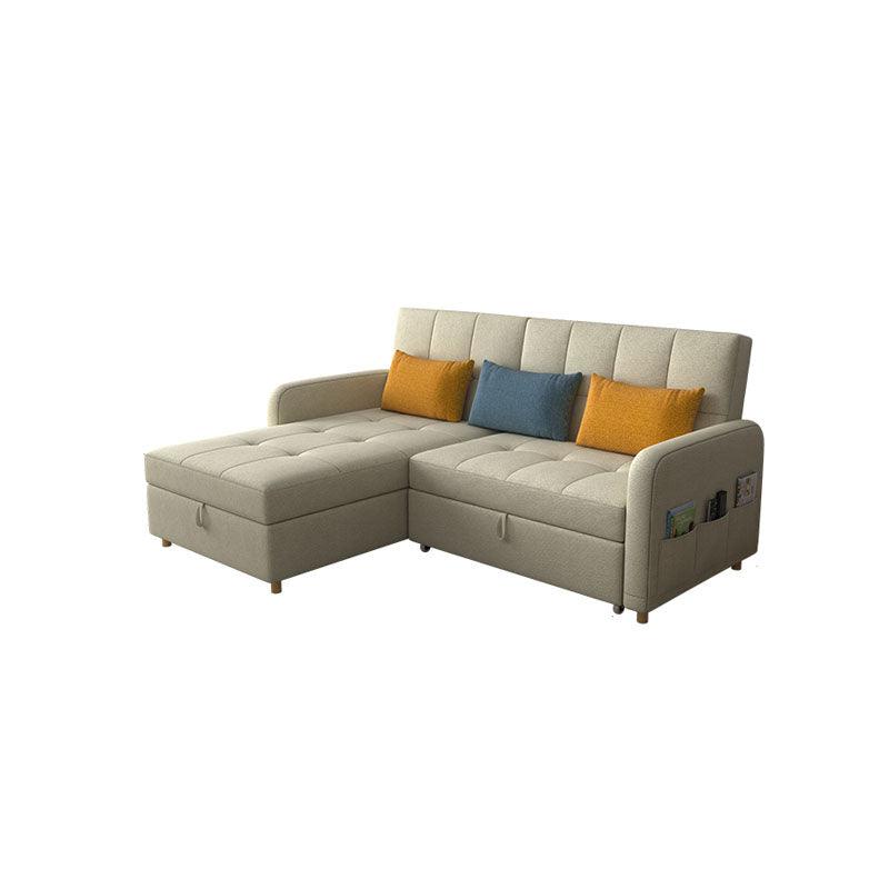 ML203 Three Seater Sofa Bed, Linen